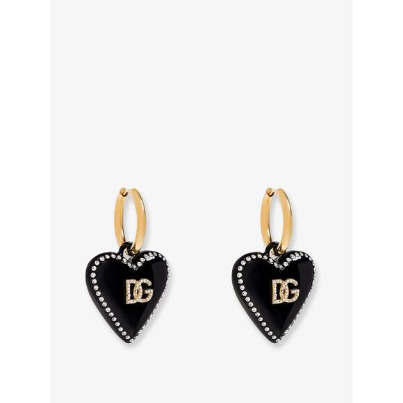 Dolce & Gabbana Women Metal Earrings With Rhinestones - Picture 1 of 2
